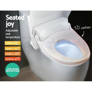 Quality Dual Nozzles Automatic Sanitary Toilet Seat Washing Power Self Cleaning Bidet wholesale