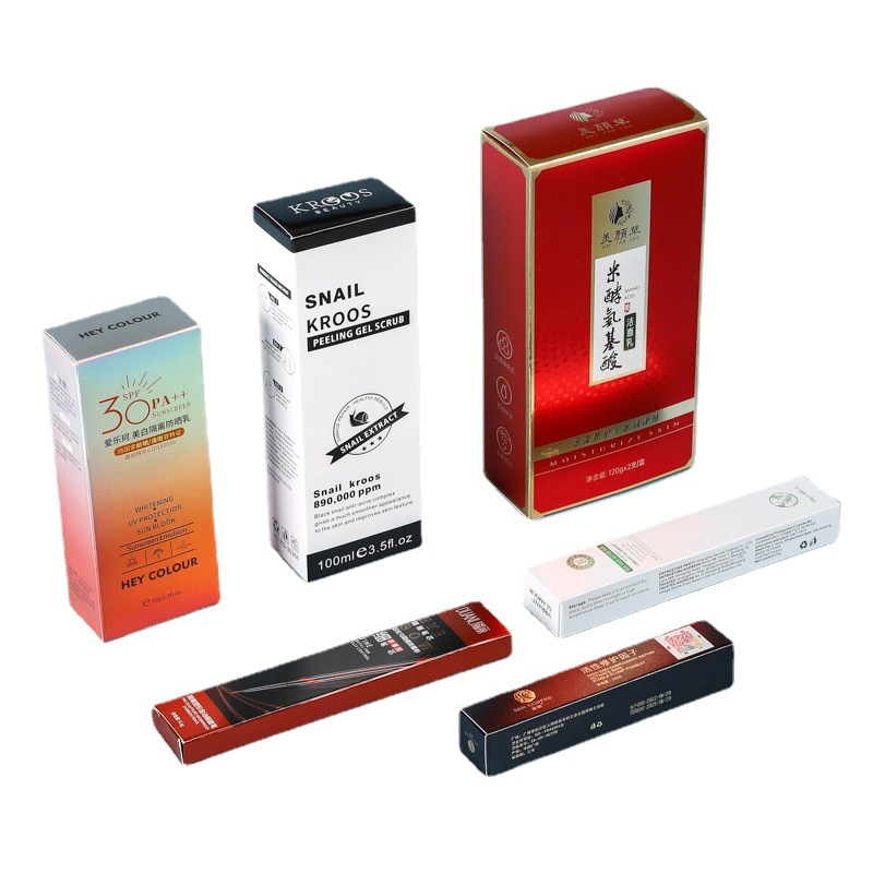 Condoms Custom Printed Cardboard White Card Paper Medicine Packaging Folding Paper Box