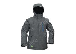 Quality Colorful Mens Quilted Ski Jacket , Waterproof Mens Grey Ski Jacket wholesale