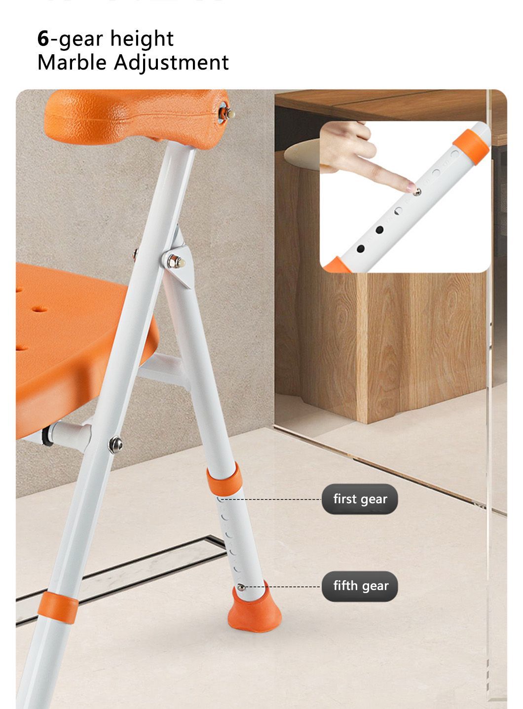 Disabled Equipment Bathroom Safety Equipment Aluminum Bathroom Shower Chairs