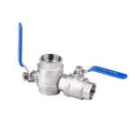 General 1/4" to 4" Stainless Steel 2PC Screwed End Ball Valve 3A DIN NPT BSPT