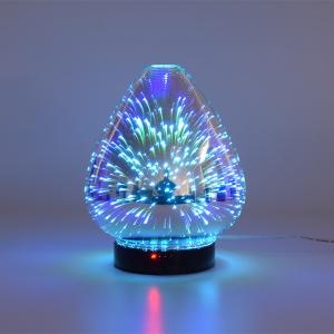 China 3D Color Glass Electronic Aroma Diffuser Essential Oil Aromatherapy Humidifier Aromatherapy Sprayer on sale