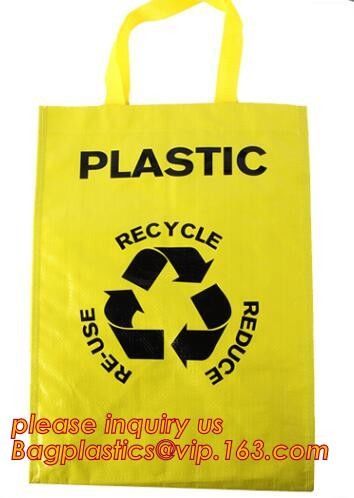 Fashion WaterProof PP Woven Laminated Handle Shopping Bag,fashion laminated reusable pp woven big shopping woven bag
