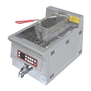 Quality 4500W Stainless Steel Tabletop Electric Pressure Fryer 21L With Basket wholesale