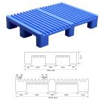Non-Stop Deck Plastic Pallet & Tow Way Corrugated Top pallet Size:1050*760*175MM