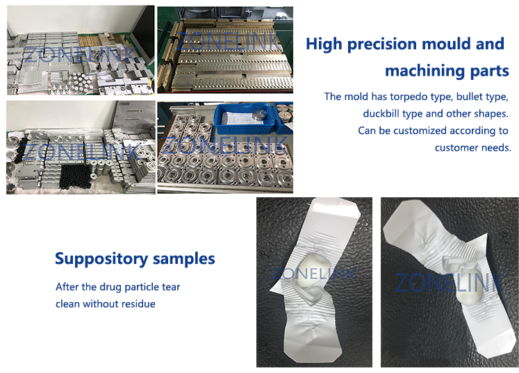 Customized Suppository Filling And Sealing Machine Automatic Making Equipment