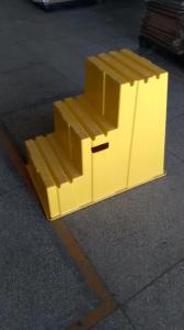 Quality Lightweight Durable Safety Anti Slip Plastic 3 Step Stool wholesale