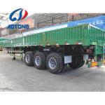 Mechanical Suspension Drop Side Board Sidewall Flatbed Trailer /Side wall truck