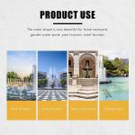 DN15 Brass Universal Dancing Fountain Nozzles 3m3/h Water Flow