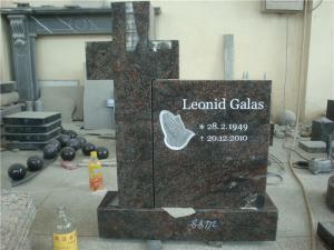 Quality European style flower shape gray granite memorial garden stones wholesale