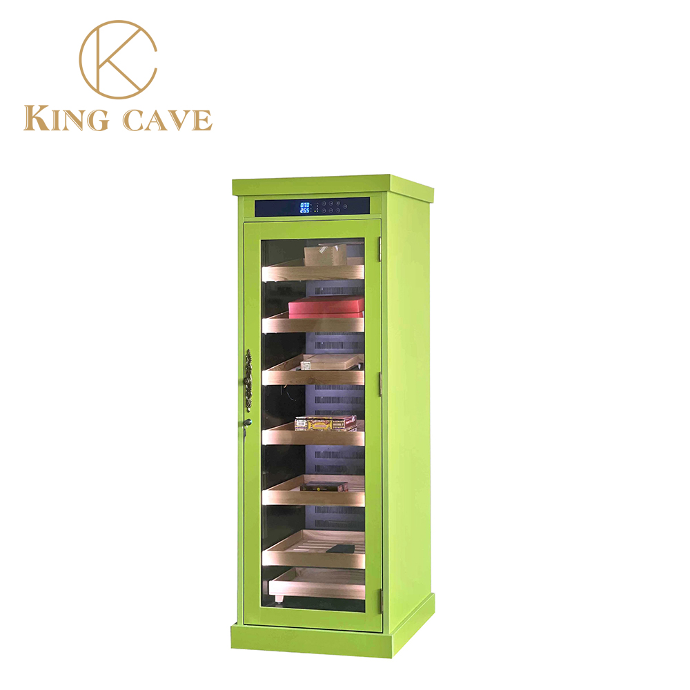 Vertical Freestanding Lockable Humidors Cabinet Electric Cigar Cooler