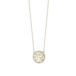 Party Occasion 18K Gold Plated Sterling Silver Tree of Life Pendant Necklace for
