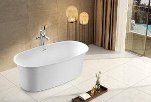 Quality White Acrylic Free Standing Bathtub SP1835 Yellowing Resistant High Gloss wholesale