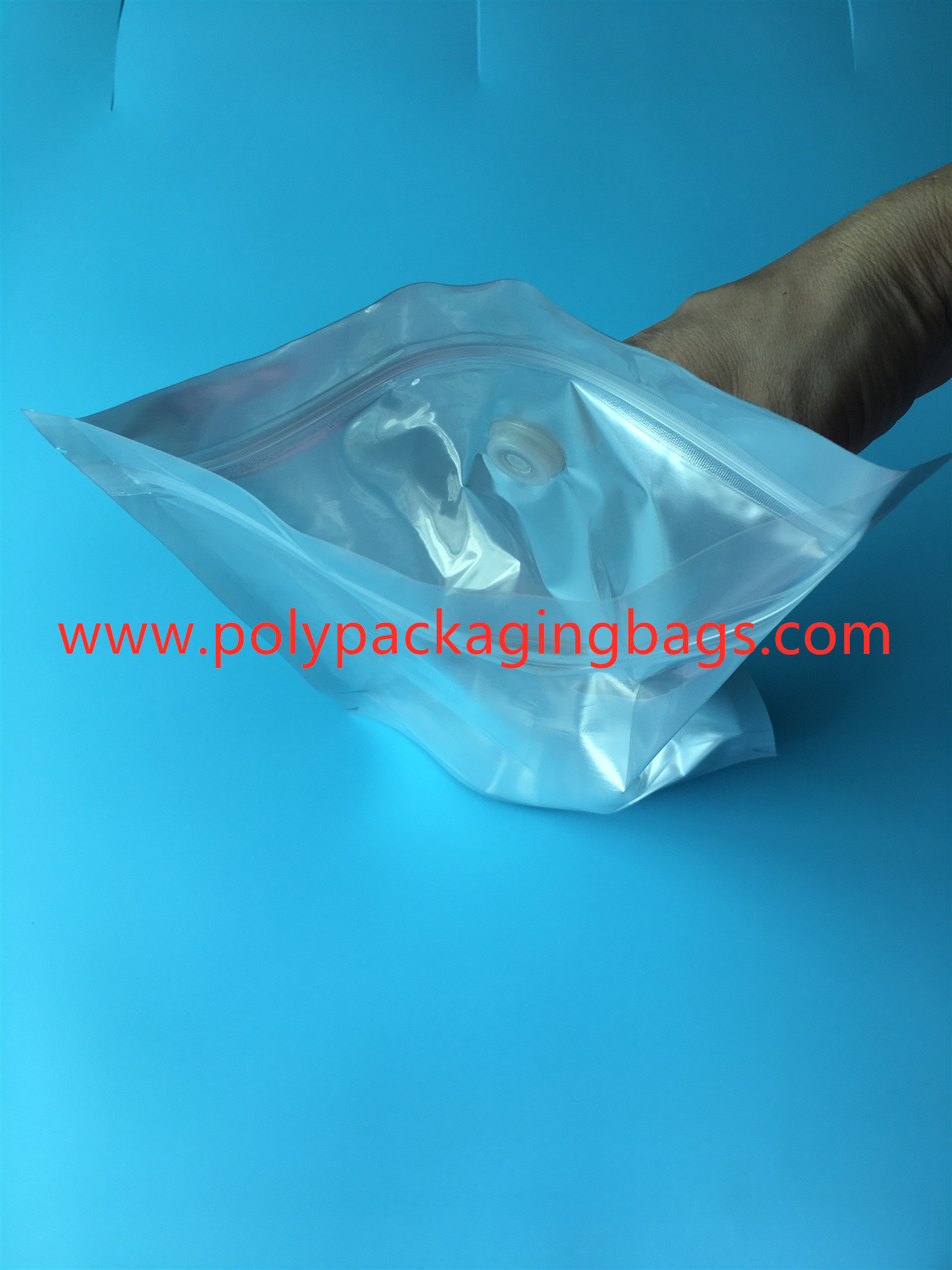 Food grade aluminum foil coffee dried fruit tea medicinal packaging bag with gas valve