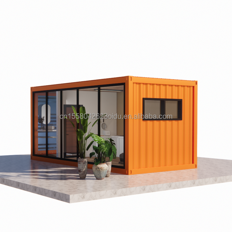 Prefab Living Container House Mobile Container Home With Bathroom Kitchen bedroom Customized Color Aluminum Alloy Windows