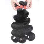 Body Wave Human Hair Weave Bundle Natural Color Peruvian Hair Extension