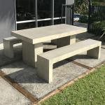 Customized Heavy Concrete Furniture Tables for Outdoor Living Table Sets In