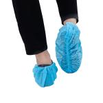 Non Woven Plastic Pp Pe Blue Protection Shoe Covers Cpe Waterproof Medical Anti