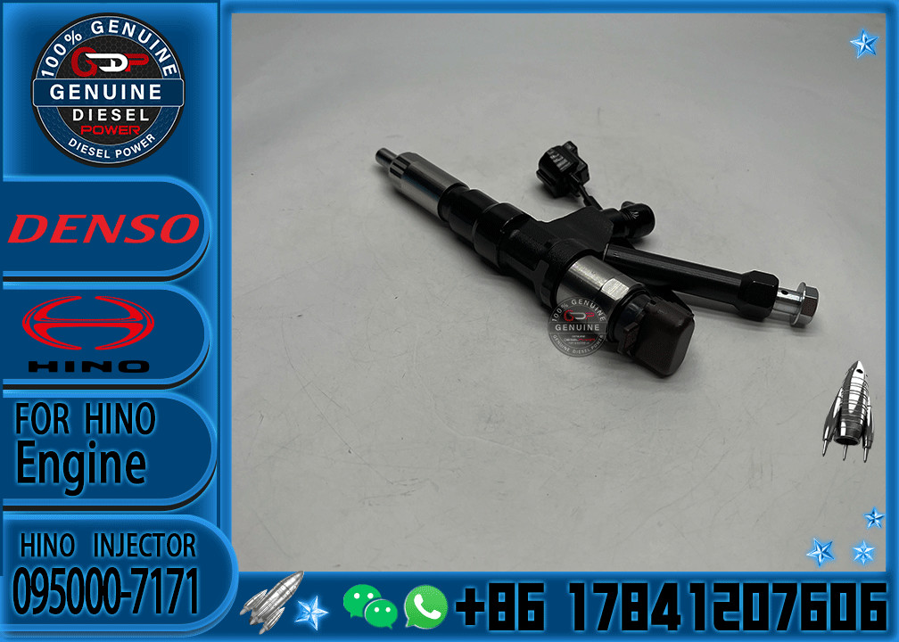 Fuel Injector 095000-7171 0950007171 Common Rail Injector Spare Parts 23670-E0370 23670E0370