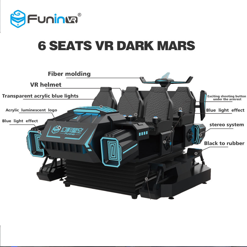 35m2 6 Players 9D VR Shooting Cinema For Middle Age And Family