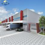 Corrosion Resistance Steel Structure Warehouse ISO / WSF