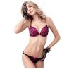 Buy cheap Wholesale Fashion Sexy Underwire Elastic Deep V Lace Bra Sets from wholesalers