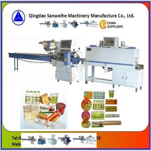 Quality Stainless Steel Heating Noodle Packing Machine SWC 590 Shrink Wrapping Packing Machine wholesale