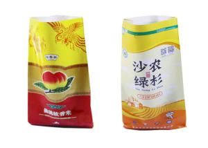 Quality Durable Woven Plastic Packaging Bags , UV Resistant Grain Feed Bags Square Bottom wholesale