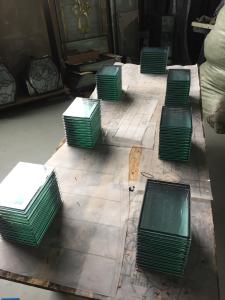 Quality 300*200MM clear insulated glass with 5MM beveled glass exported to America wholesale
