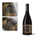 Bottle Gold 3D Labels Foil Embossed Metallic Stickers Metal Wine Label
