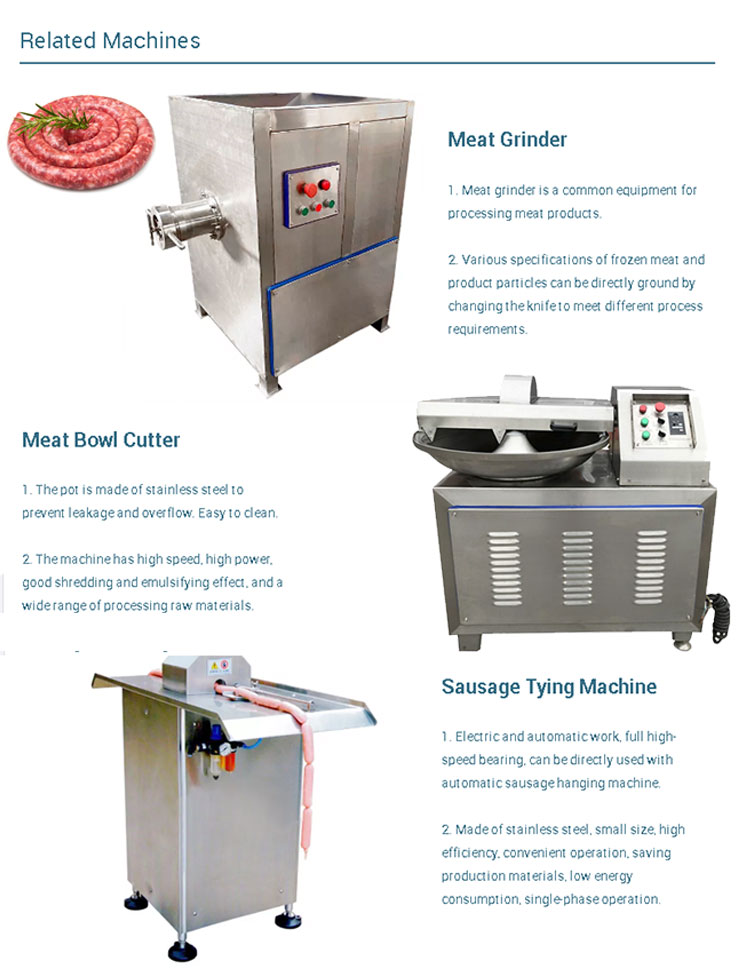 304 Stainless Steel High Standard Sausage Making Machine 2100*920*1040mm