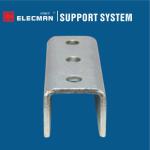3 Hole Splice Strut Clevis Clevis End Fitting Galvanised Steel