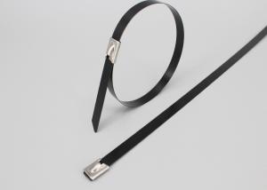 Quality 201 304 316 epoxy coated Stainless steel cable ties-ball self locking wholesale