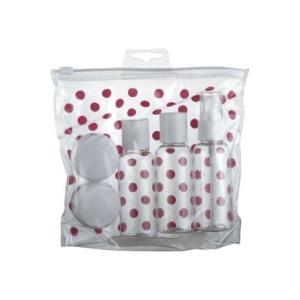 Quality 7pcs Portable Cosmetic Empty Bottles Travel Kits for Airline Acceptable Customer's Logo wholesale