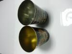Tinplate Cylindroid Metal Tin Bucket For Candle / Cosmetic Packing