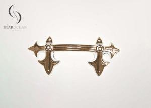 Quality Bronze Plating Plastic Coffin Handles Cremation Funeral Coffin Decoration P9001 wholesale