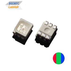 Quality PLCC6 3528 Chip RGB LED , License Plate Indicator Multi Color SMD LED wholesale