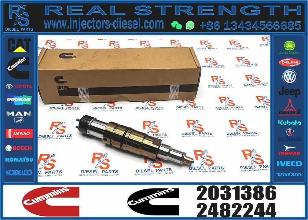 Common rail injector fuel injecto 2894920PX 2058444 2482244 2031386 for ISZ13 Excavator DC09 DC16 DC13