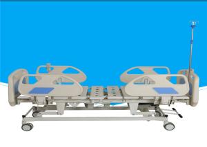 Quality 3 Functions ICU Electric Hospital Bed Height Adjustable Metal Material wholesale