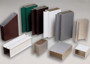 Quality Powder Coating Extruded Aluminum Profiles 6060 6061 Curtain Wall Profile wholesale