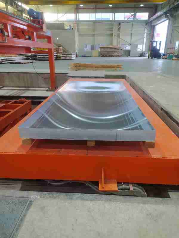 12mm Middle Plate Leveling and Cross Cutting Production Line with 680 Rated Power
