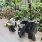 FPM EPDM Lobe Pump Rubber , Chemicals Positive Displacement Rotary Pump