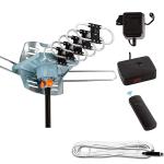 Camper Remote Control Outdoor TV Antenna with Frequency Range of 147-230mhz/470