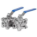 Manual 3PC Full Port Stainless Steel Ball Valve for Industrial Valves Customizat