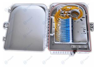 Quality 24 Ports Fiber Termination Box , 24Cores Fiber Optic FTTH Distribution Box Rainfall Resistant wholesale