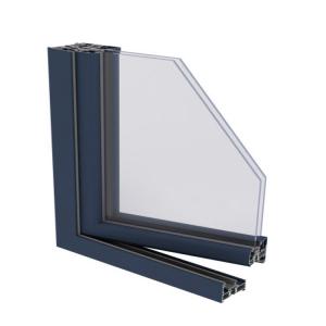 Quality Custom 6063 Window Frame Extrusion Powder Coating Aluminium Glazing Profile wholesale