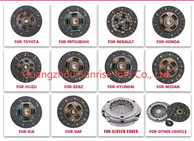 For Isuzu Clutch Kits Clutch Plate 5-31240-043-0 5-31240-048-0