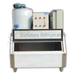 Quality R404a 600Kgs Commercial Ice Flaker Machine With Air Cooling Condenser wholesale