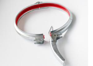 Quality 150mm Sealing Gasket V Band Flange Clamp For Dedust Industry wholesale