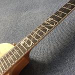 Custom guitar, carved dragon pattern, ebony fingerboard, free shipping